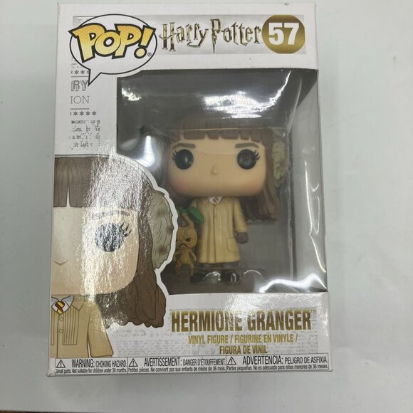 Funko Pop! Vinyl: Harry Potter - Hermione Granger #57 with mandrake - Picture 1 of 6